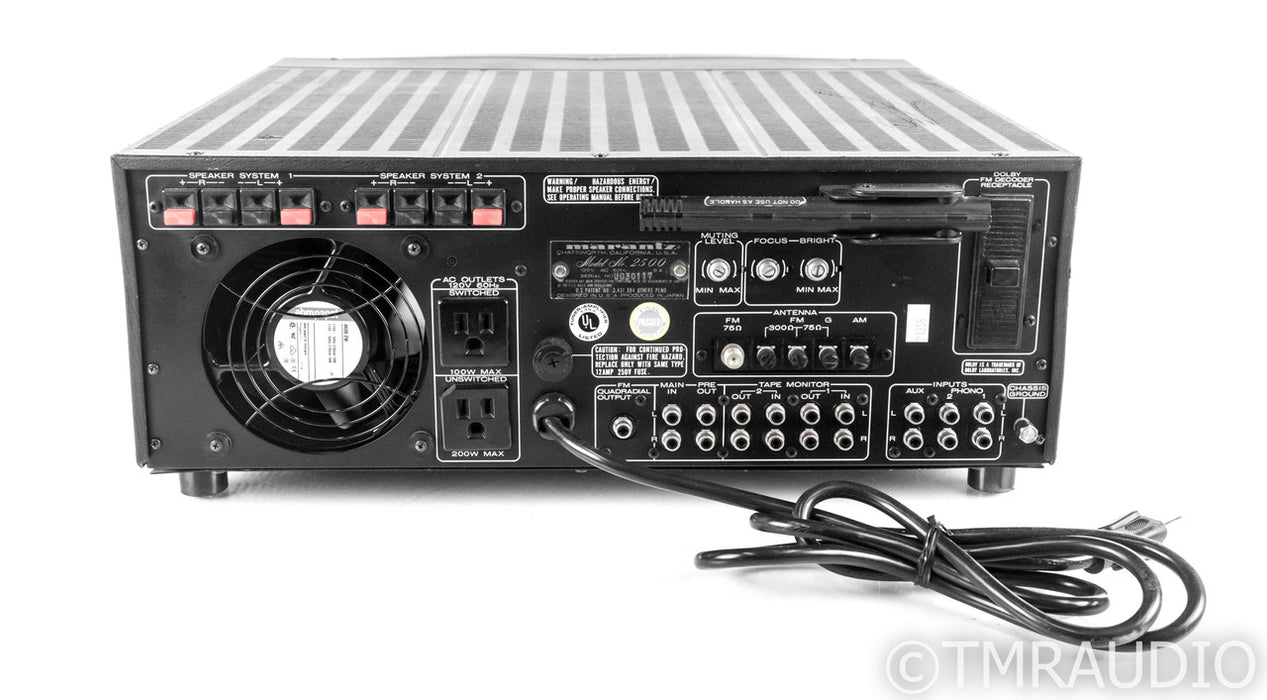 Marantz Model 2500 Vintage Stereo Receiver; MM Phono; Restored