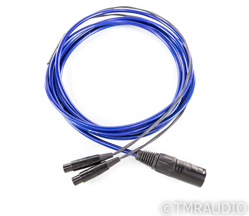 Moon Audio Blue Dragon Balanced Headphone Cable; 10ft; 4-Pin Mini XLR