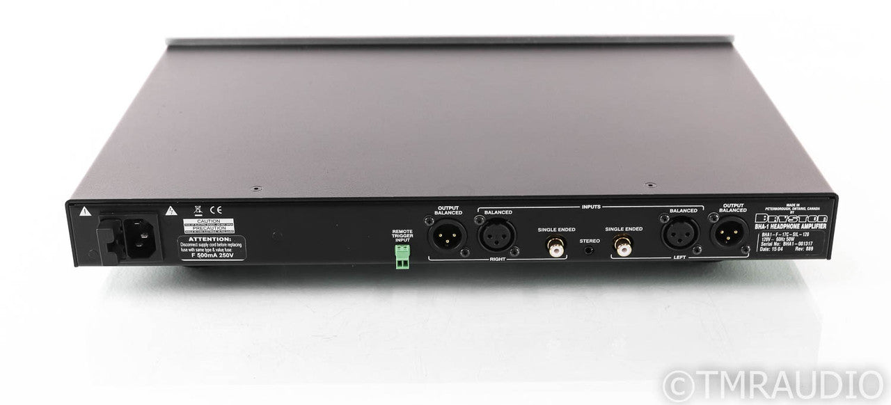Bryston BHA-1 Balanced Headphone Amplifier; Silver; BHA1