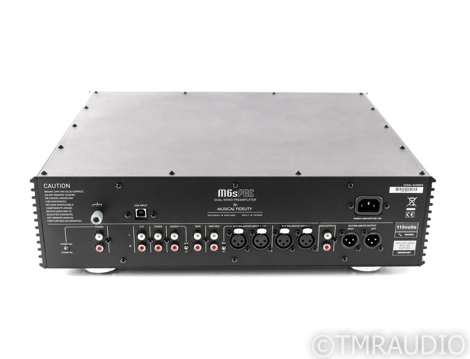 Musical Fidelity M6s PRE Stereo Preamplifier; Silver (New / Open Box)