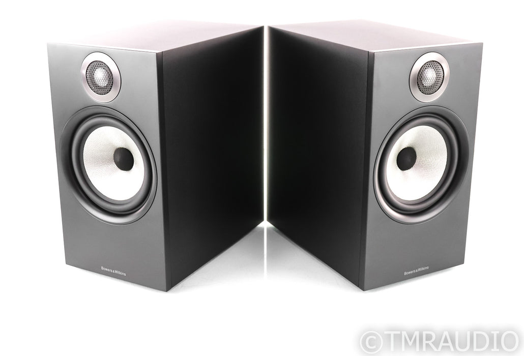 B&W 606 Bookshelf Speakers; Black Pair