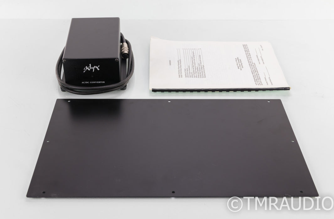 Klyne Audio Arts 7PX3 MM / MC Phono Preamplifier; Power Supply; Acrylic Top
