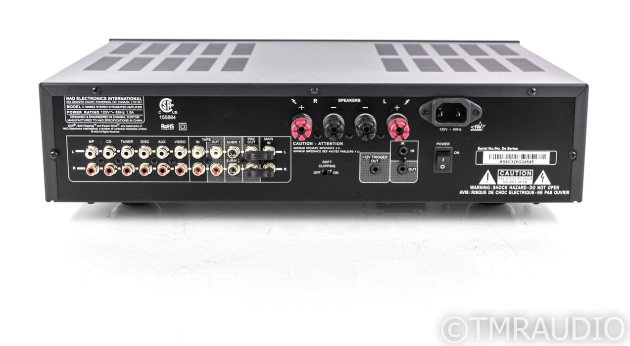 NAD C 326BEE Stereo Integrated Amplifier; C326-BEE; Remote