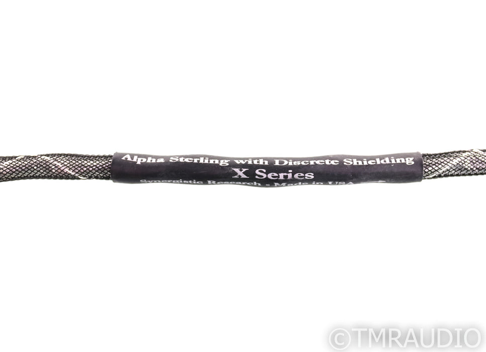 Synergistic Research Alpha Sterling X Series RCA Cables; 1.5m Pair Interconnects
