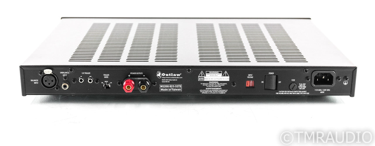 Outlaw 2200 Mono Power Amplifier; Single