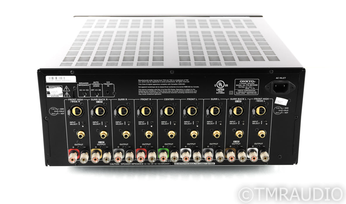 Onkyo PA-MC5500 9 Channel Power Amplifier; PAMC5500