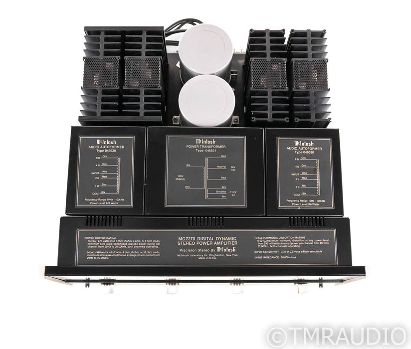 McIntosh MC7270 Vintage Stereo Power Amplifier; MC-7270