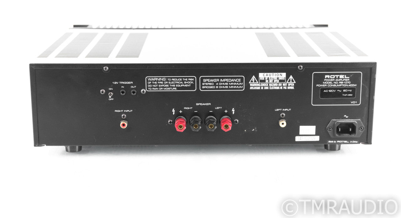 Rotel RB-1070 Stereo Power Amplifier; RB1070