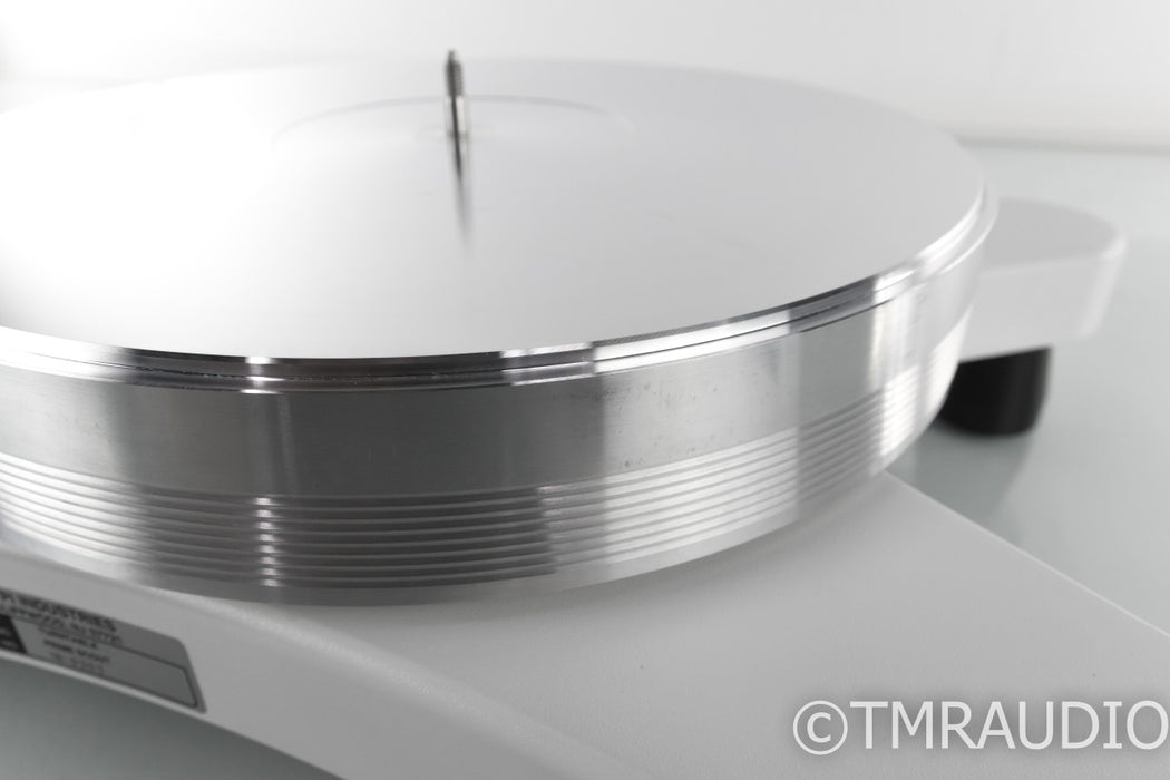 VPI Super Prime Scout Turntable; White w/ VTA On-The-Fly
