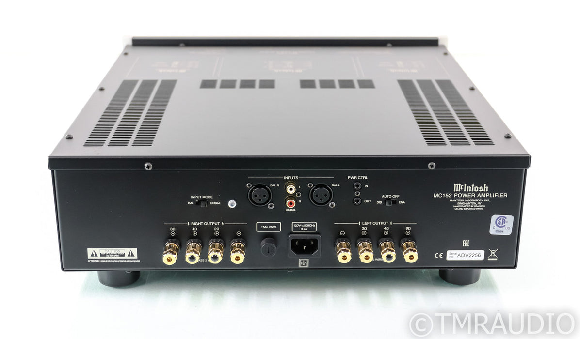 McIntosh MC152 Stereo Power Amplifier; MC-152
