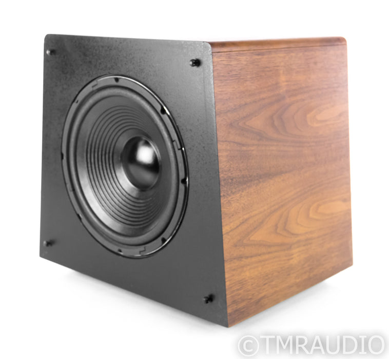 M&K Sound V-1B Vintage 12" Powered Subwoofer; Walnut; V1B (Volkswoofer)