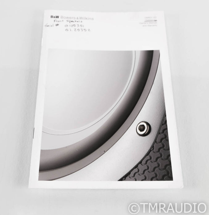 B&W DM602 S3 Bookshelf Speakers; Black Ash Pair; DM-602