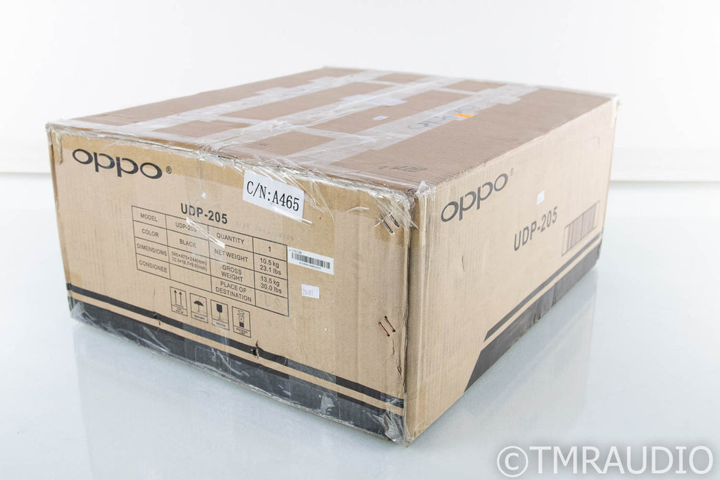 Oppo UDP-205 4K UHD Universal Blu-Ray Player; UDP205 w/ Rack Mount Kit (New)