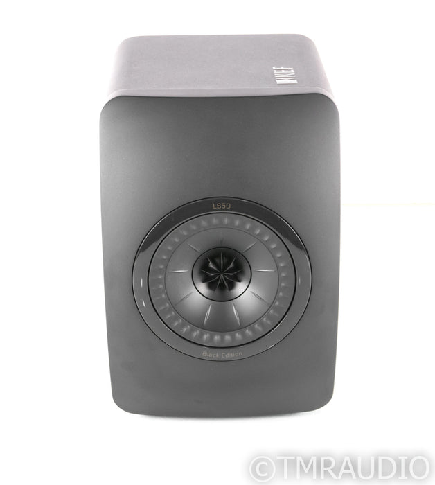 KEF LS50 Black Edition Center Channel Speaker; Single Black Speaker; LS-50
