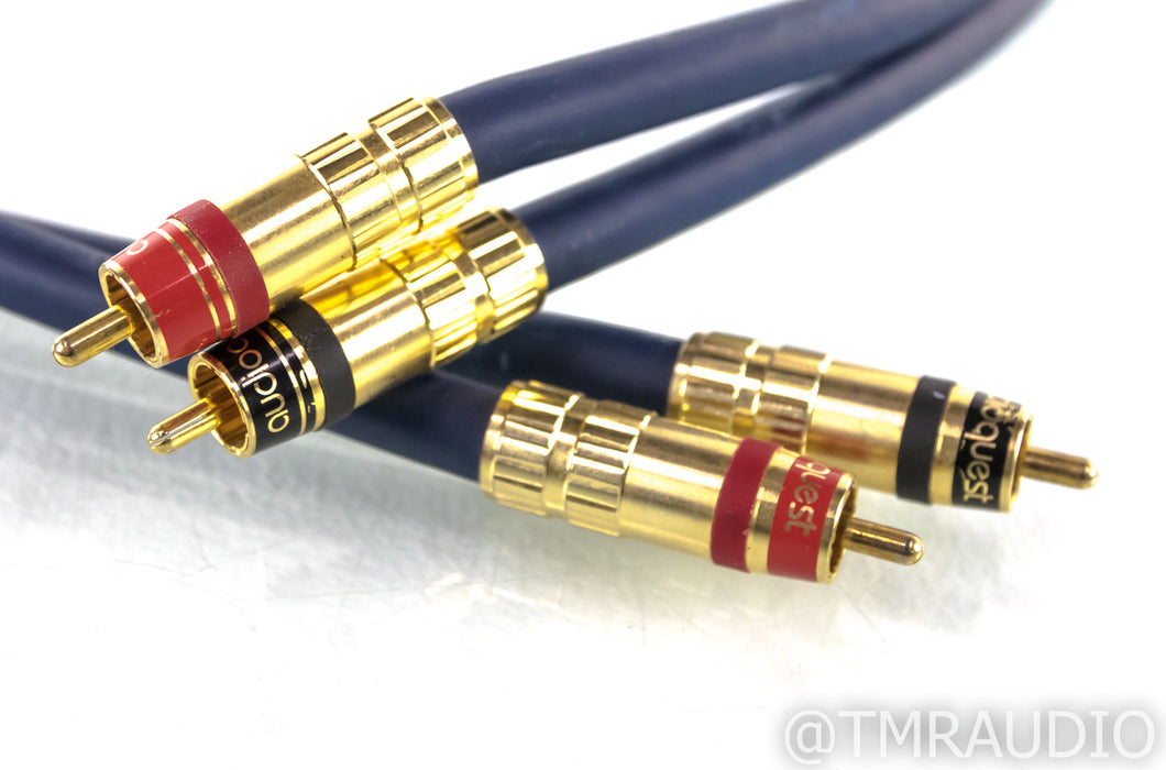 Audioquest Lapis Hyperlitz RCA Cables; 1m Pair Interconnects