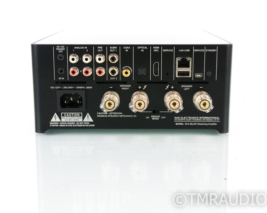 NAD M10 Masters Series Stereo Integrated Amplifier; Network Streamer; Roon Ready