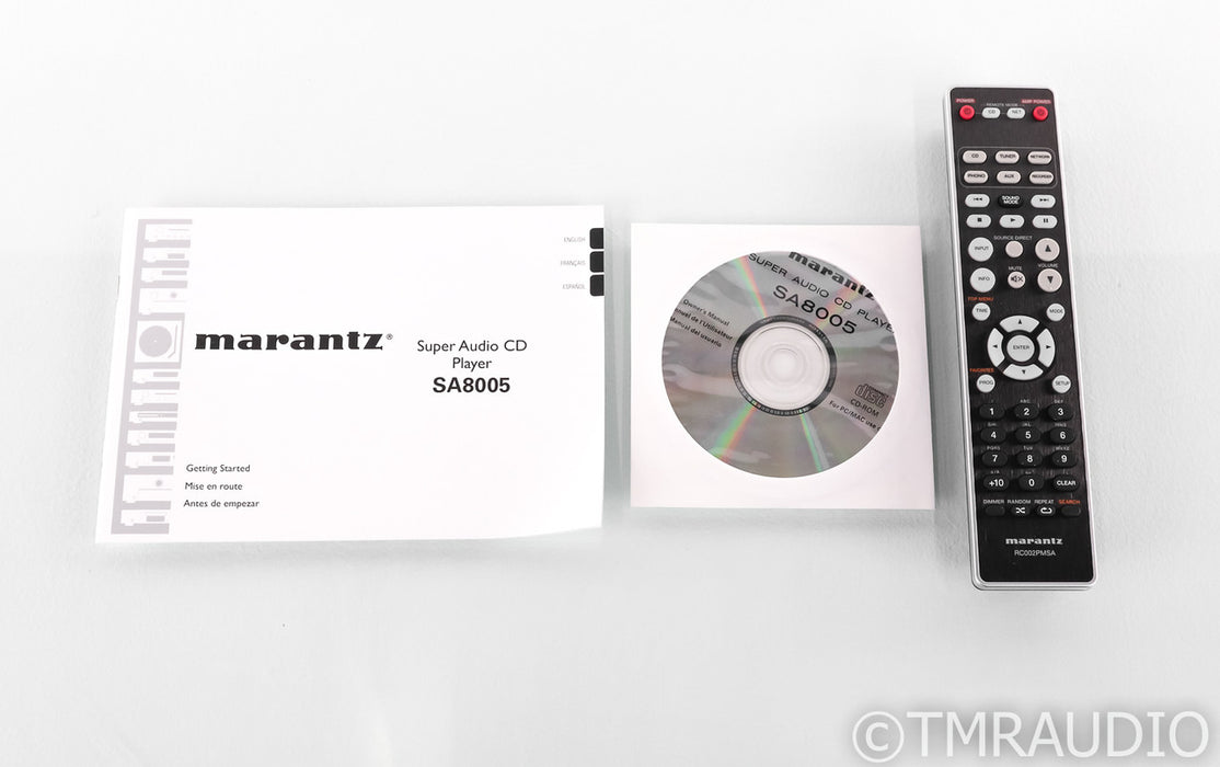 Marantz SA8005 CD / SACD Player; SA-8005; DAC; Remote