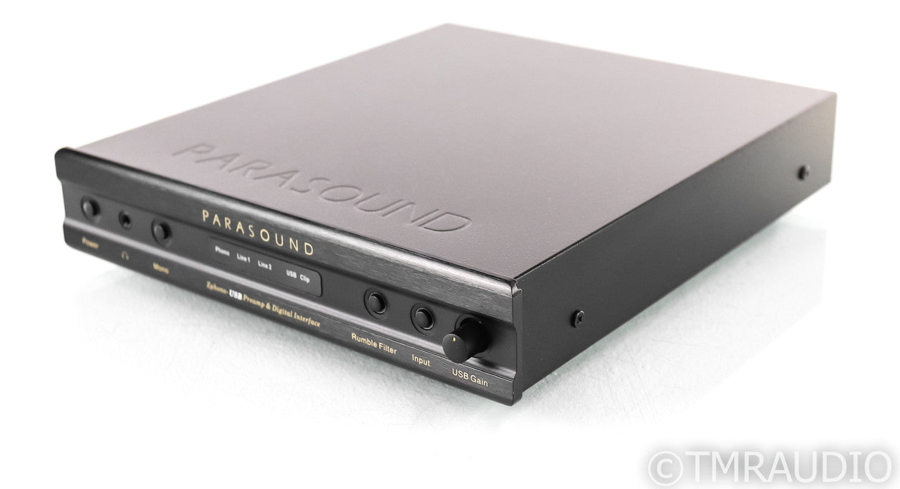 Parasound Zphono USB MM / MC Phono Preamplifier; A/D Converter