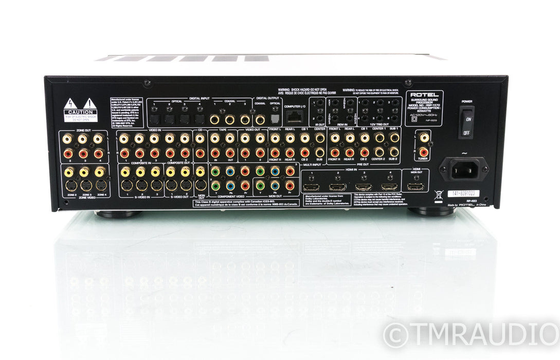Rotel RSP-1570 7.1 Channel Home Theater Processor; Preamplifier; RSP1570