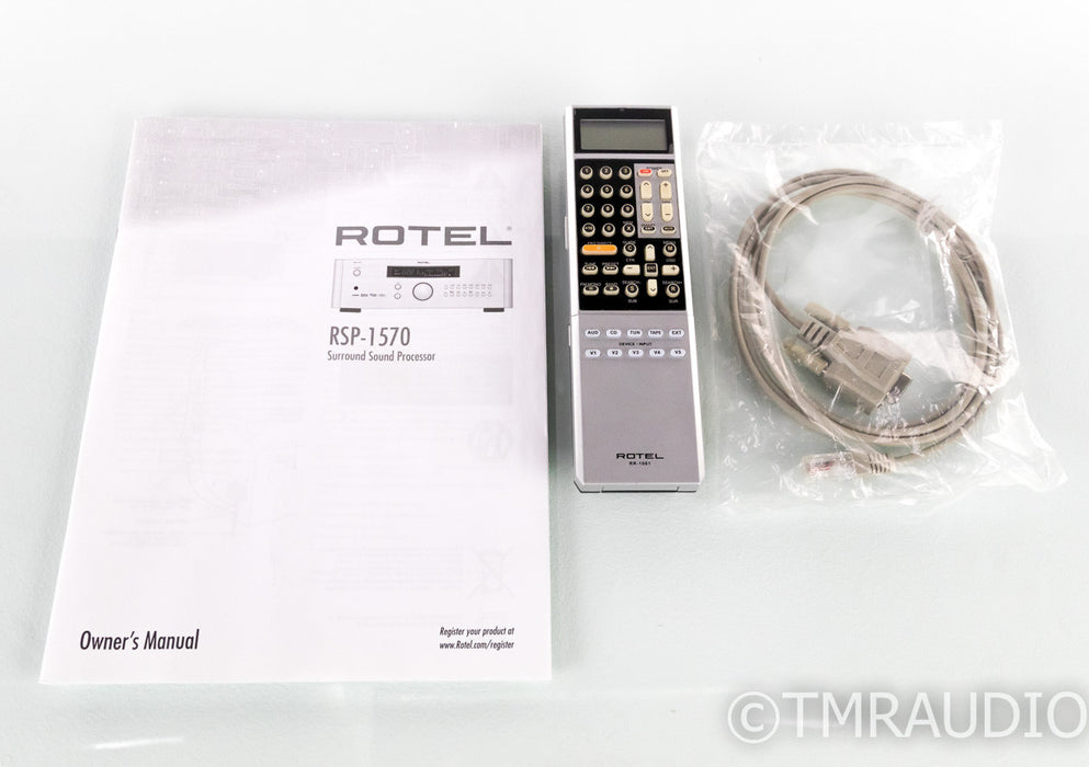 Rotel RSP-1570 7.1 Channel Home Theater Processor; Preamplifier; RSP1570