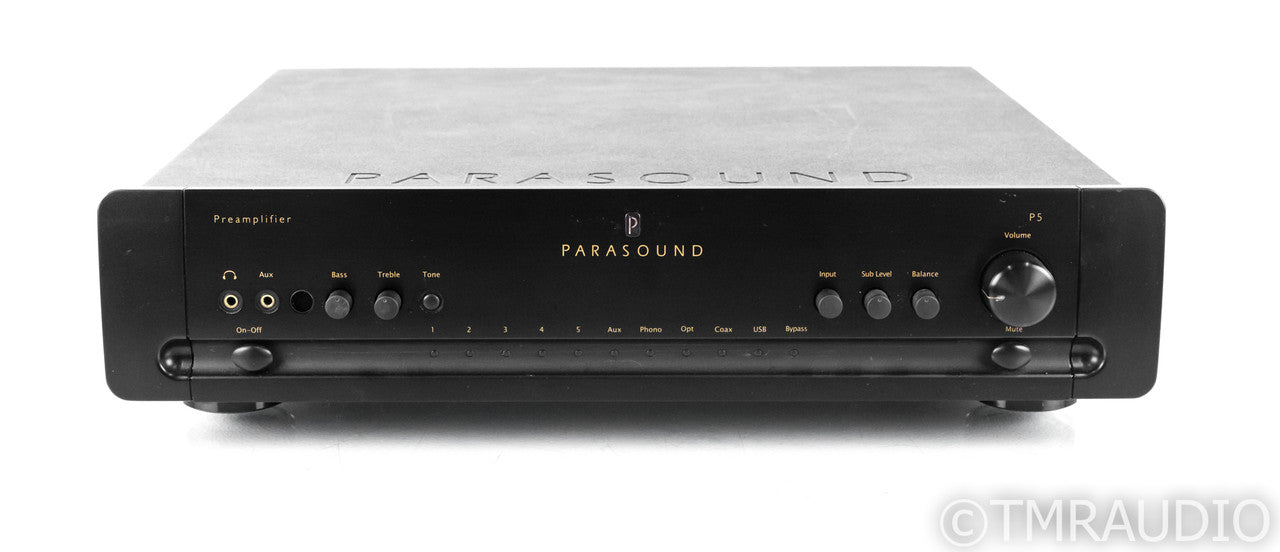 Parasound P5 Stereo Preamplifier; P-5; Remote