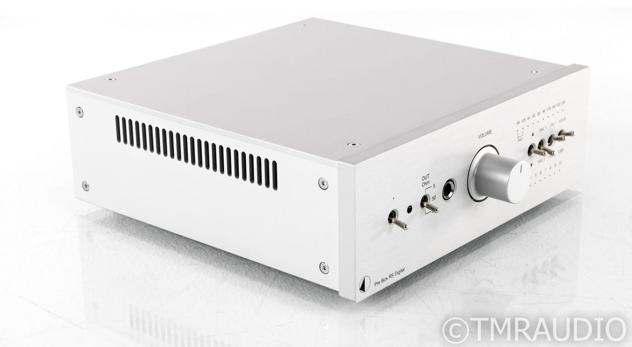 Pro-Ject Pre Box RS Digital Tube Hybrid DAC; D/A Converter; Remote
