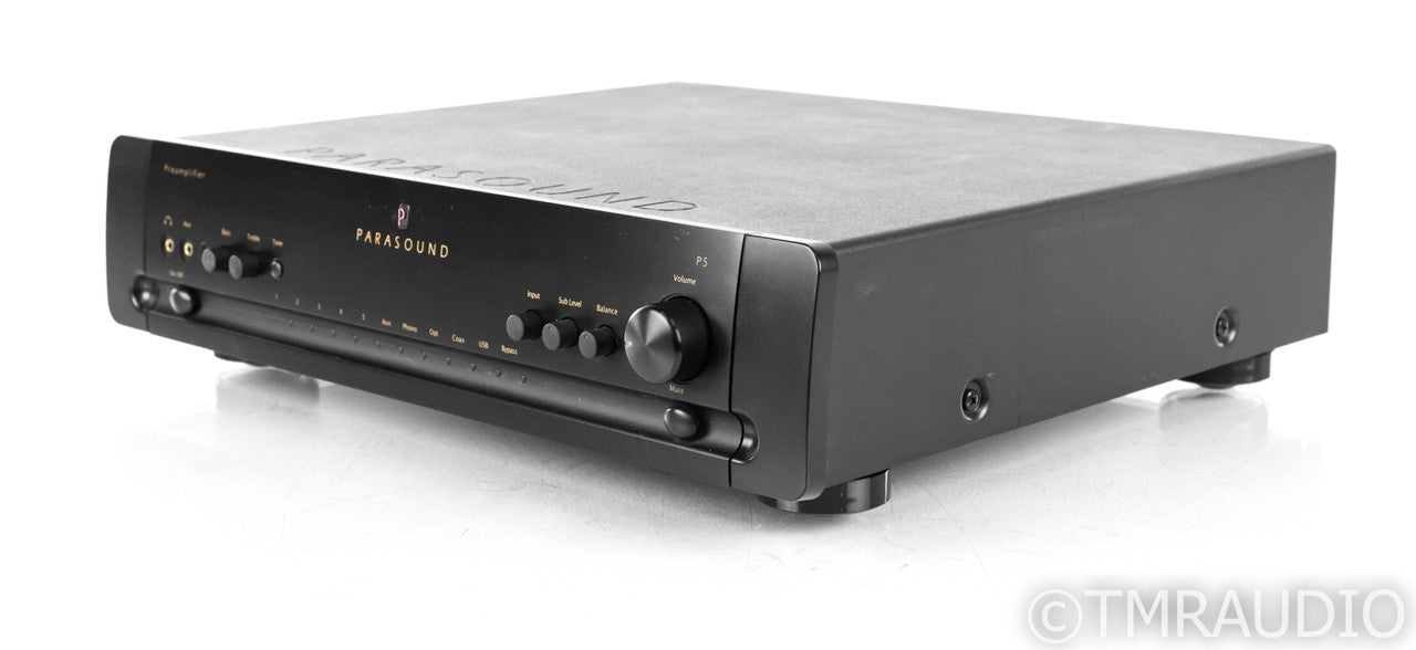 Parasound P5 Stereo Preamplifier; P-5; Remote