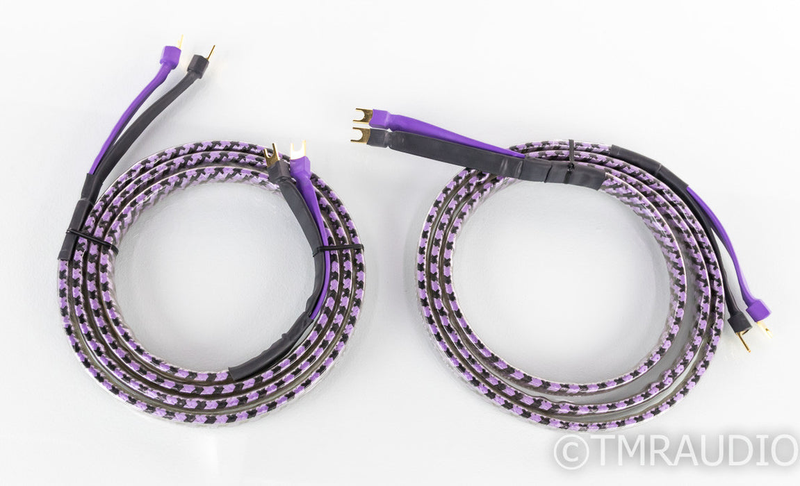 Analysis Plus Solo Crystal Oval 8 Speaker Cables; 8ft Pair