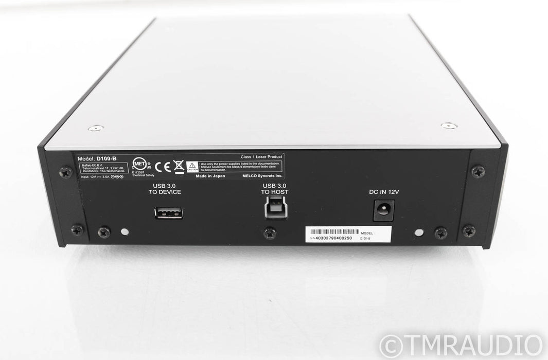 Melco D100 Optical Disc Drive; CD Ripper; Silver (New / Open Box)