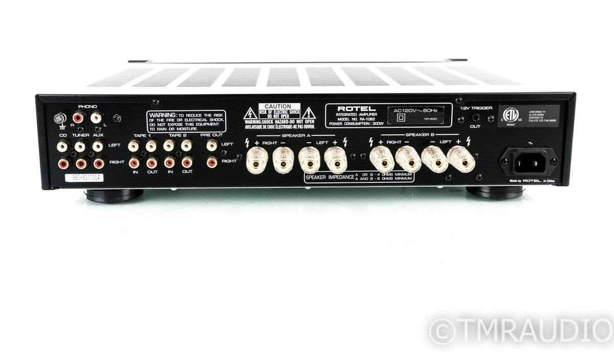 Rotel RA-1062 Stereo Integrated Amplifier; RA1062; Remote; MM Phono