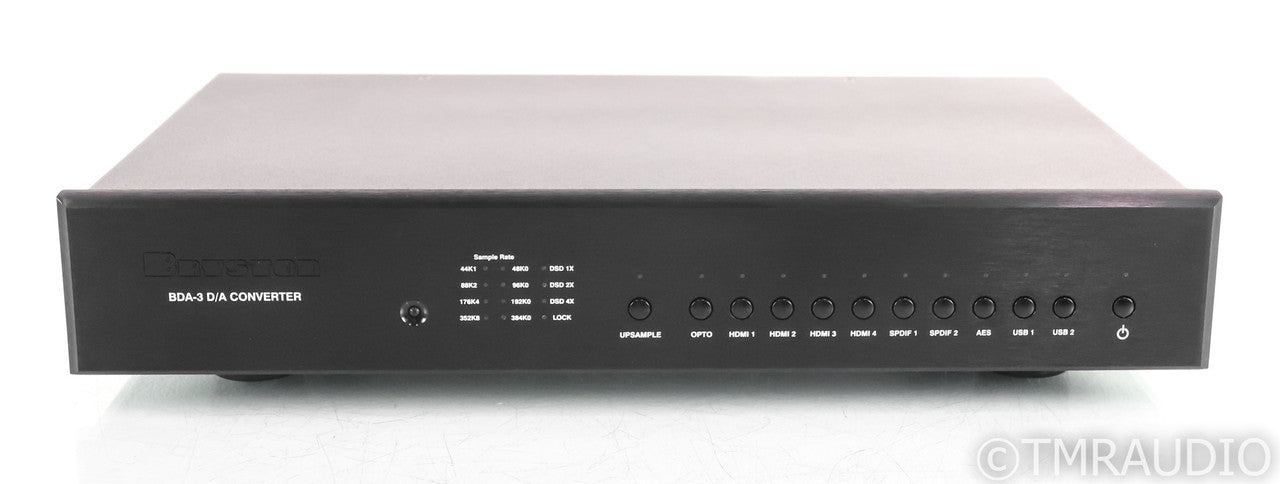 Bryston BDA-3 DAC; BDA3; D/A Converter; HDMI Receiver; 17"; Black