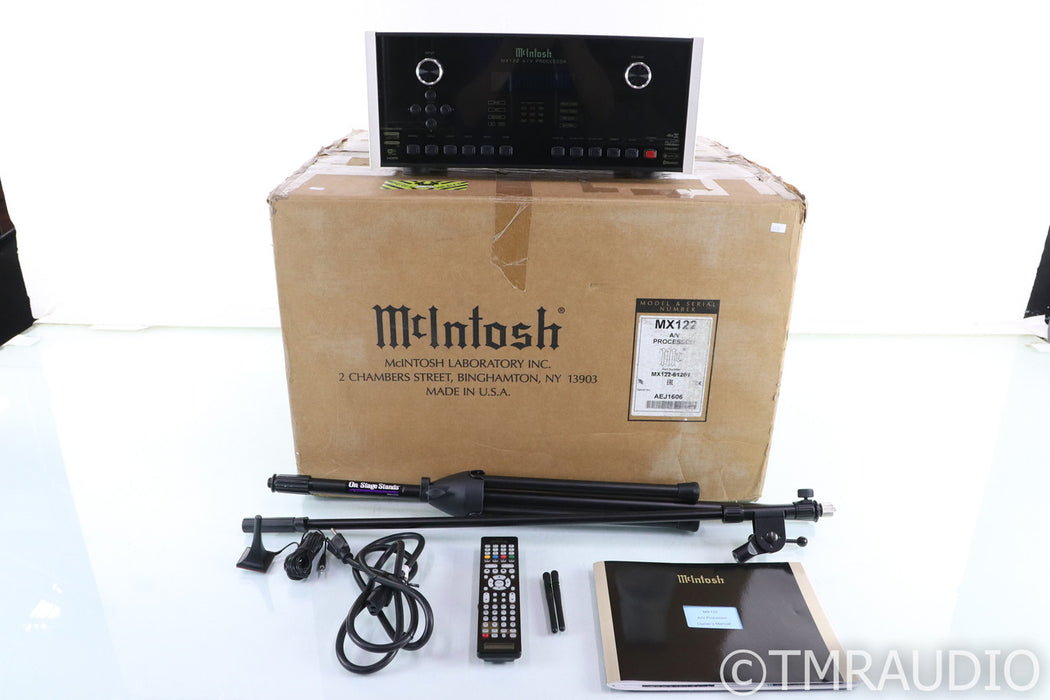 McIntosh MX122 11.2 Channel Home Theater Processor; MX-122; MM Phono; Remote