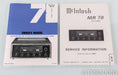 McIntosh MR78 Vintage Stereo FM Tuner