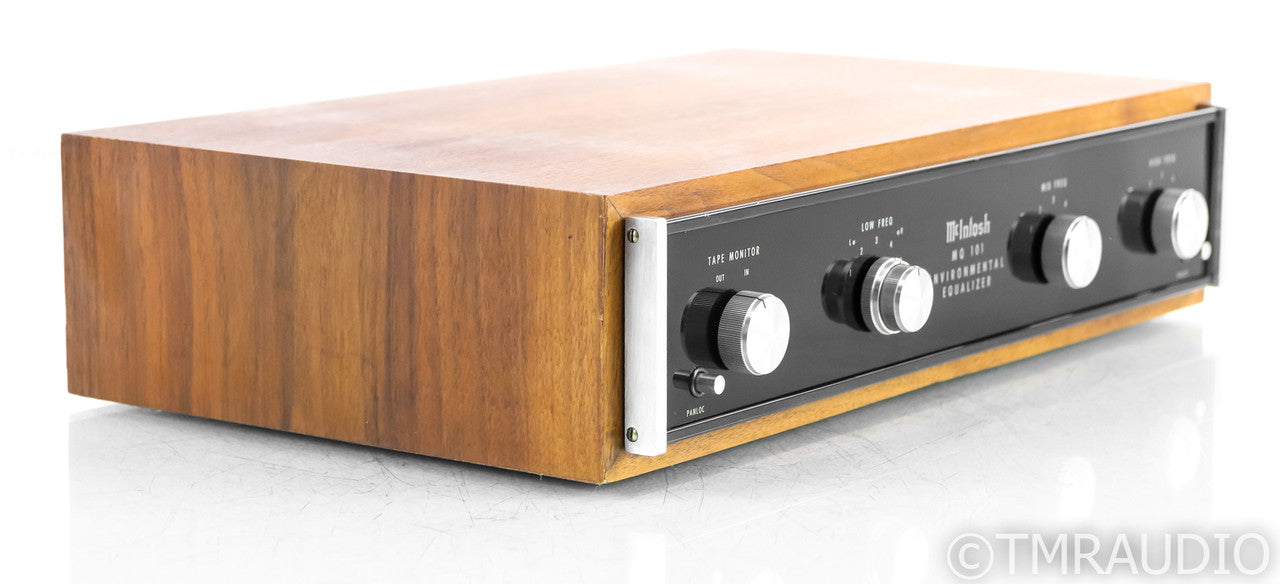 McIntosh MQ 101 Stereo 3-Band Equalizer; MQ101; Walnut Cabinet