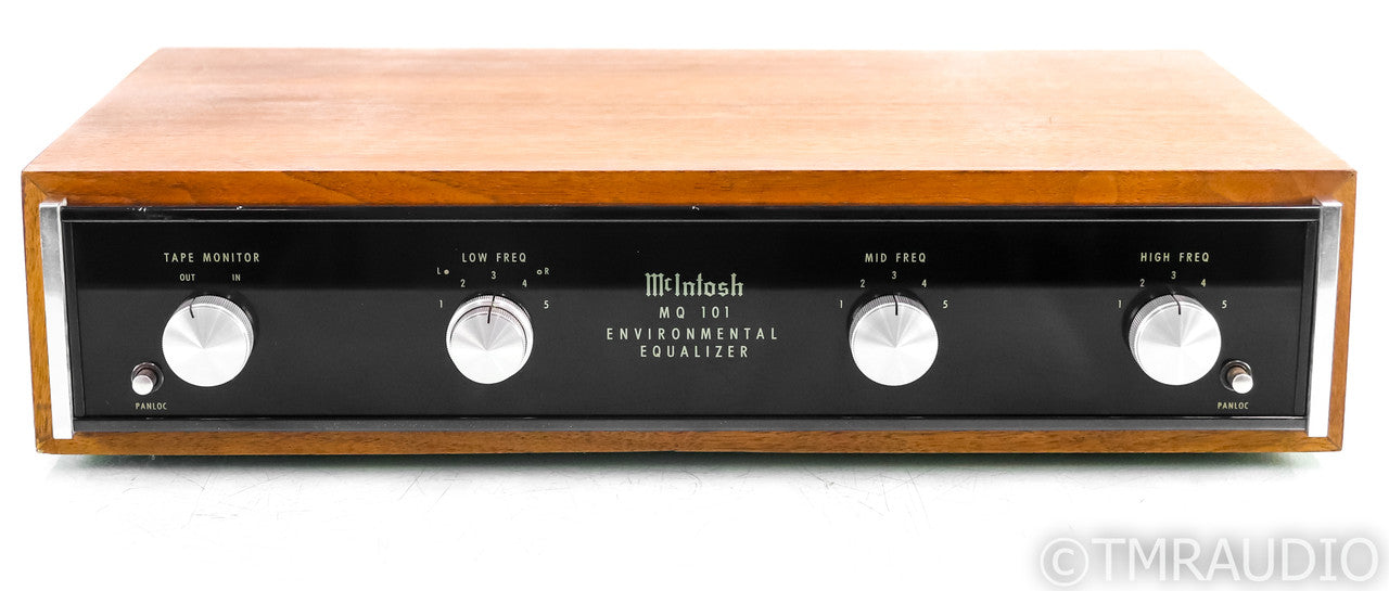 McIntosh MQ 101 Stereo 3-Band Equalizer; MQ101; Walnut Cabinet