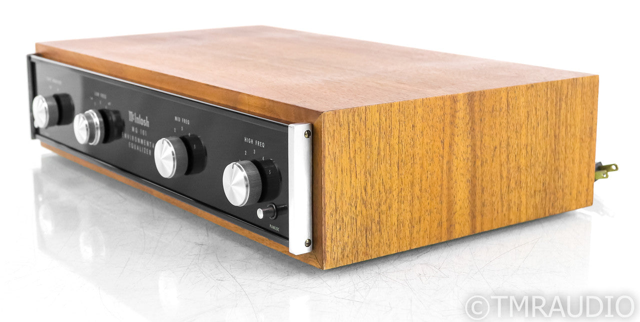 McIntosh MQ 101 Stereo 3-Band Equalizer; MQ101; Walnut Cabinet