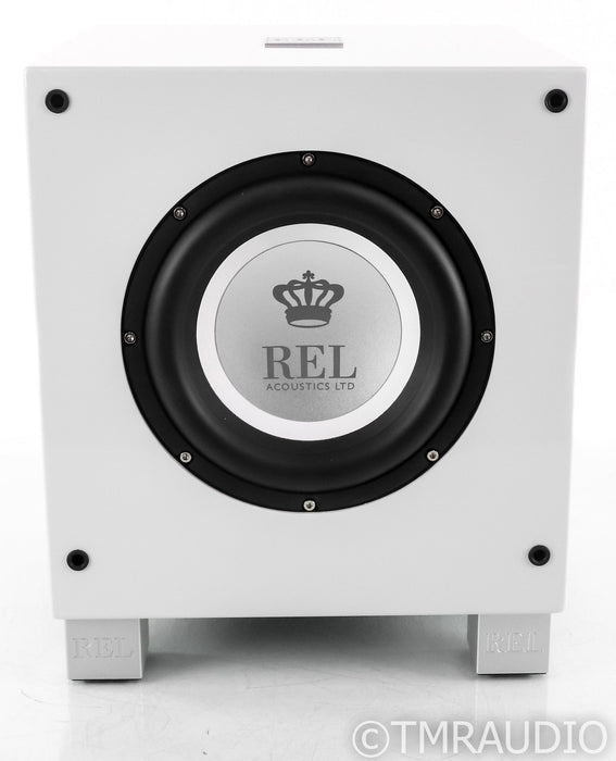 REL T/7i 8" Powered Subwoofer; T7i; Gloss White
