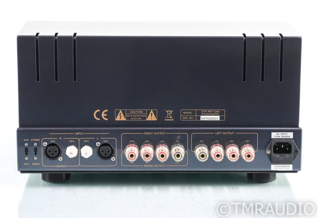 PrimaLuna EvoLution EVO 400 Stereo Tube Power Amplifier; EVO400