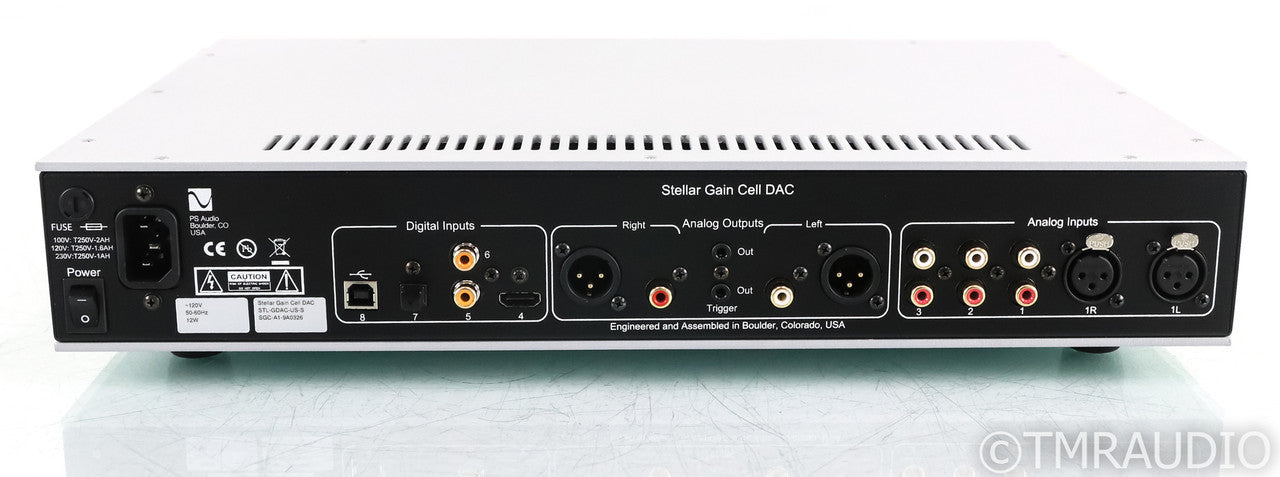 PS Audio Stellar Gain Cell DAC; D/A Converter; Silver; Remote (Used) (1/0)