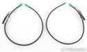 AudioQuest Earth XLR Cables; 1m Pair Balanced Interconnects; 72v DBS