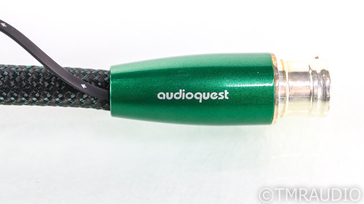 AudioQuest Earth XLR Cables; 1m Pair Balanced Interconnects; 72v DBS