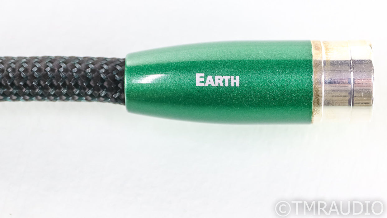 AudioQuest Earth XLR Cables; 1m Pair Balanced Interconnects; 72v DBS