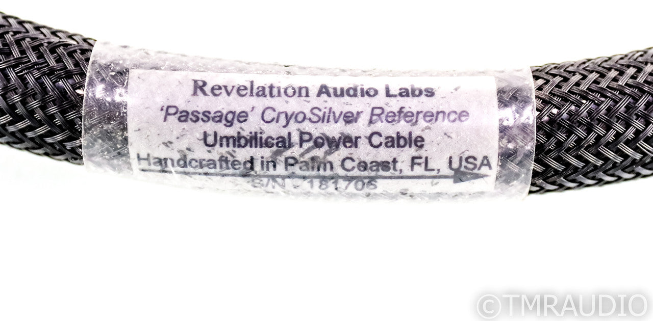 Revelation Audio Passage CryoSilver Reference Umbilical Cords; Speakon; Pass Xs