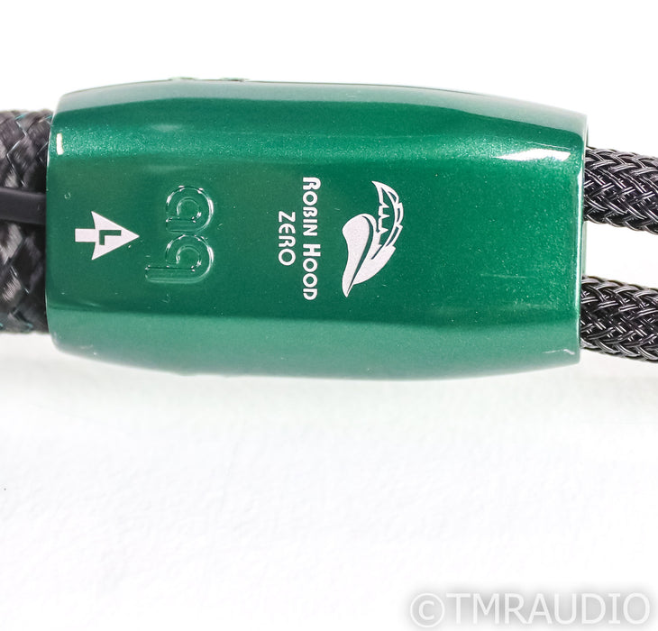 AudioQuest Robin Hood Zero Speaker Cables; 8ft Pair; 72v DBS