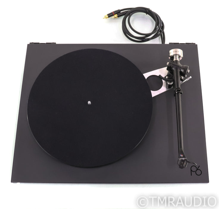 Rega Planar 6 Belt Drive Turntable; P6; Black (No Cartridge)