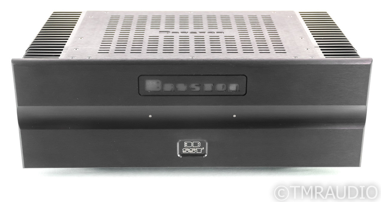 Bryston 3BSST2 Stereo Power Amplifier; 3B SST Squared; Black; 17"