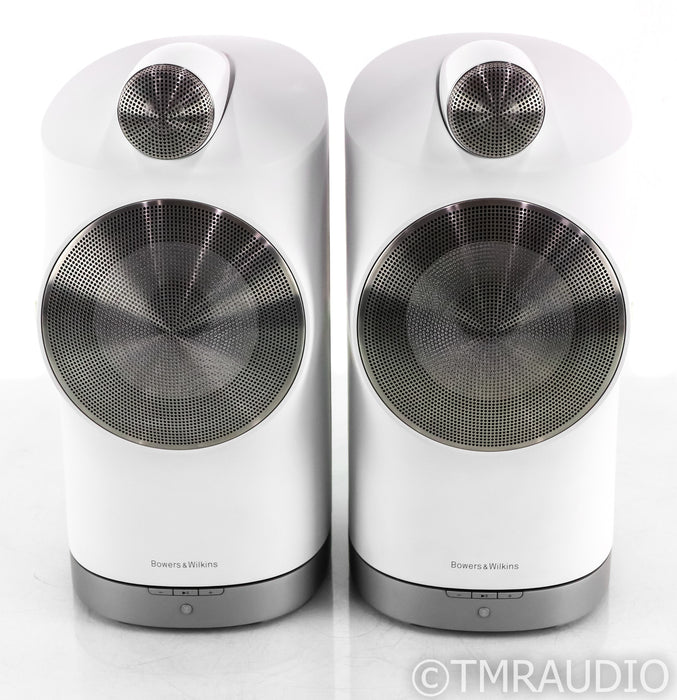 B&W Formation Duo Powered Bookshelf Speakers; White Pair