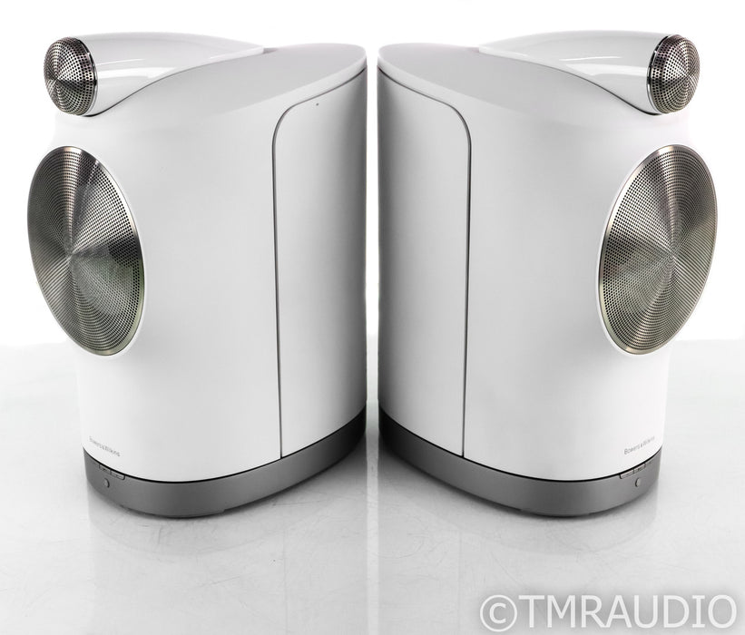 B&W Formation Duo Powered Bookshelf Speakers; White Pair