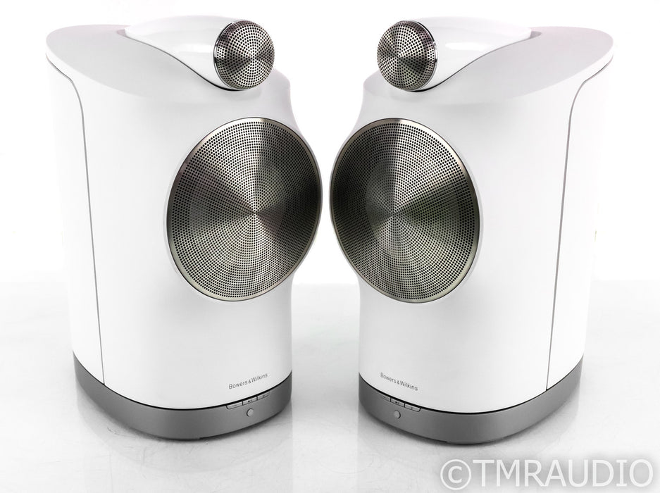B&W Formation Duo Powered Bookshelf Speakers; White Pair