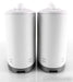 B&W Formation Duo Powered Bookshelf Speakers; White Pair